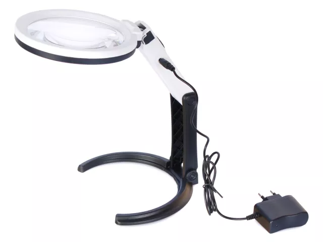 Stolná lupa s osvetlením Levenhuk Zeno Desk D7 - 2x; 5x (120mm/28mm)