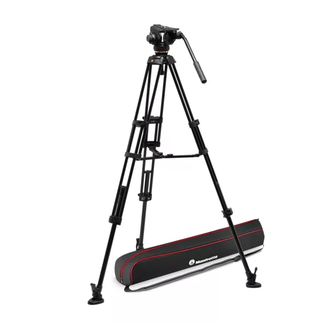 Video statív s fluidnou hlavou Manfrotto 502X Alu Twin Leg MVK502XTWINMA