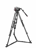 Manfrotto 509 fluid video head &amp; 545GB alu twin leg tripod