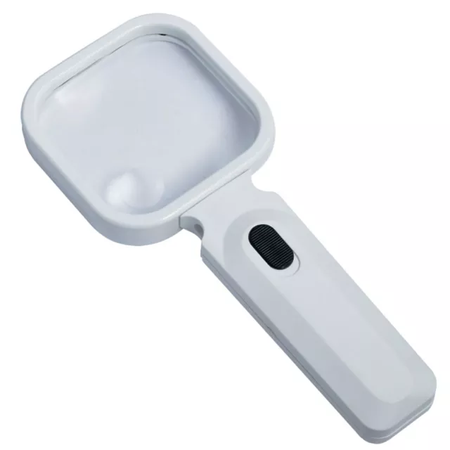 Lupa na čítanie s osvetlením Levenhuk Zeno Read ZR10 white - 2x; 6x (80mmx 80mm/20mm)