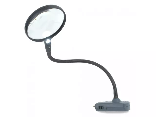 Stolná lupa s osvetlením Carson MagniFlex CL-65 - 2x; 4x (110mm)