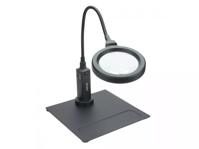 Stolná lupa s osvetlením Carson MagniFlex Pro CP-90 - 2x; 4x (101mm)