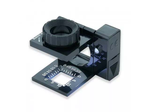 Tlačiarenská lupa s osvetlením Carson LinenTest  LT-10 - 11,5x (15mm)