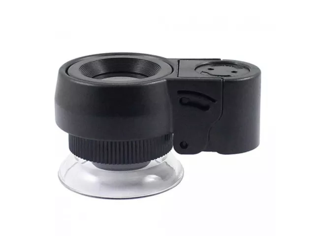 Príložná lupa s osvetlením Verkgroup V-09059 - 45x (21mm)