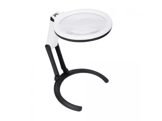 Stolná lupa s osvetlením Verkgroup V-09009 - 1,8x; 5x (138mm/25mm)