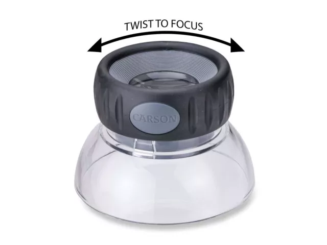 Príložná lupa Carson LumiLoupe Plus LO-06 - 6x  (45mm)