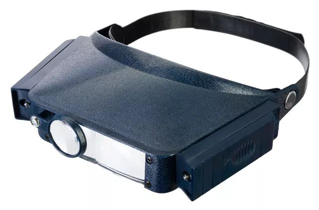 Náhlavná lupa s osvetlením Discovery Crafts DHD 10 - 1,5x; 3x; 6,5x; 8x (87mm x 30mm/28mm)
