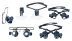 Zväčšovacia lupa s obrúčkami a osvetlením Levenhuk Discovery Crafts DGL 40 - 1x; 1,5x; 2x; 2,5x; 3,5 (84mm x 28mm)