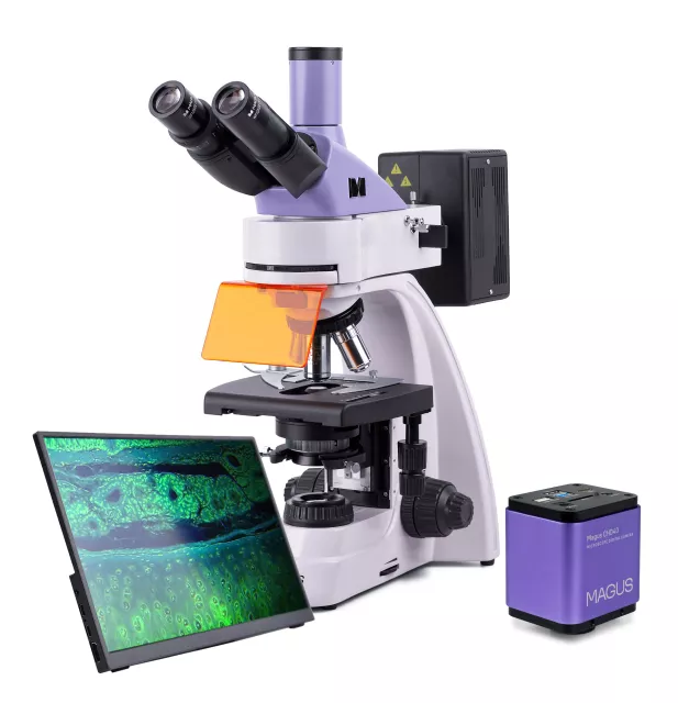 Mikroskop MAGUS Lum D400 LCD (40-1000x) s kamerou