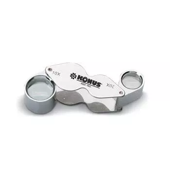 Zväčšovacia lupa Konus Linen Tester dual - 10x; 20x